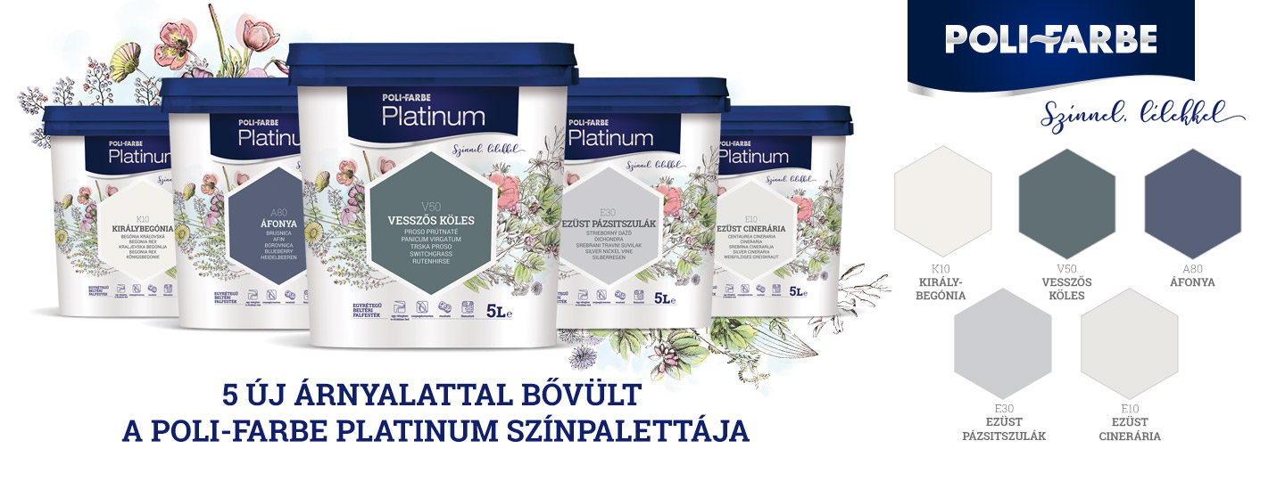 Platinum - trendszínek 2022
